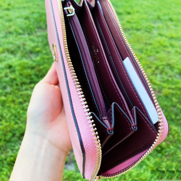 Kate spade Lacey zip around wallet pink - Picture 7 of 8
